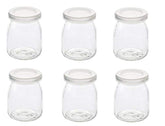 Dailydanny yogurt pudding jar 7oz, clear glass ideal for puddings and portions