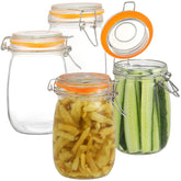 DANALLAN wide-mouth 32oz jar with airtight lid for fresh pantry storage.