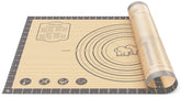 Dania & Dean baking mat 28x20 inch offers a large dough-prep surface.