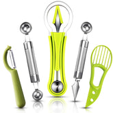 Daoeny 5-piece melon baller set for versatile fruit carving.