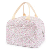 Dark Swan lunch bag showcases a cute floral pattern for stylish daily use.