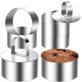 DATANYA cake ring mold 4inch creates precise pastry rounds