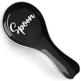 DAYYET ceramic spoon rest on the stovetop keeps utensils neat and counters clean.