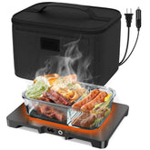 DDHTSAL electric lunch box front view shows portable design for meals on the go