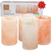 D'Eco Himalayan salt shot glasses set of four for festive tequila shots