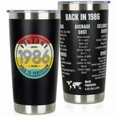 DECZHIYU 40th birthday tumbler in elegant gift box, ready to give
