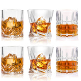 DeeCoo Premium scotch glasses 10-11oz set, ideal for savoring aromas and measured pours.