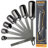 Deiss PRO heavy duty measuring spoons for precise cooking