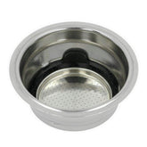 Delonghi filter holder for 2 cups EC820 enables quick replacement and tidy brewing.