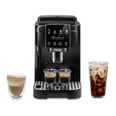 De'Longhi Magnifica Start front view highlights compact design and intuitive controls.
