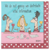 Design Design Vital Information napkins: colorful 5-inch squares for festive entertaining