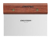 Dexter-Russell S496PCP traditional dough cutter front view for precise scraping