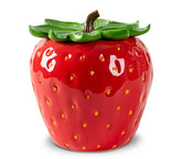 dgudgu Strawberry Candy Jar with Lid showcases a playful strawberry design that keeps sweets fresh