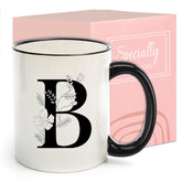DHQH monogram coffee mug 11oz for daily rituals