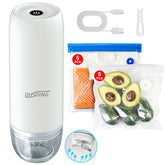 DHSDING handheld vacuum sealer in compact design for quick on-the-go sealing.
