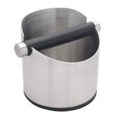 DIBTSA espresso knock box with stainless steel body for durable, long-lasting use.