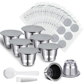 Didaey reusable espresso capsules stainless steel set for eco-friendly home brewing