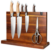 Didforu magnetic knife block front view showing secure blade storage.