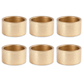 DII Basic Napkin Ring Collection in gold adds subtle luxury to everyday dining.