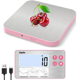 Diyife 33lb scale with detachable display for easy reading with large bowls.