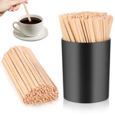 DLUGOPIS stirrer holder in black on a clean desk, tidy and accessible