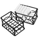 DLUGOPIS sugar packet holder with sinuous cutout design for stylish organization.