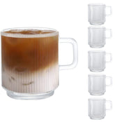 D.M DESIGN·MASTER six-pack 12oz mugs with handles for easy grip and everyday coffee.