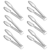 Dmoera 6-pack serving tongs set ideal for family meals and buffets.