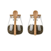 DNIENKGE airtight jars with wide mouths for easy pantry organization