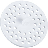 Do it Best GS garbage disposal strainer in white protects blades and allows smooth drainage.