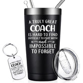 DOEARTE coach gifts tumbler 20oz for reliable hydration during busy game days.