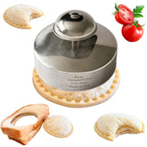 Doiaz sandwich cutters sealer showcases a 3.5-inch cut with mess-free edges.