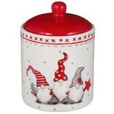 DOITOOL gnome cookie jar with lid keeps treats fresh on display