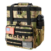DOLOPL 16L expandable lunch box showing dual compartments for organized meals.