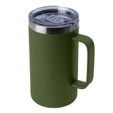 DOMICARE 24oz mug with handle and lid for easy grip