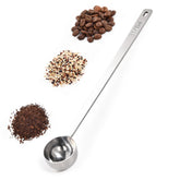 Doosu coffee scoop with engraved measurements for precise portions.