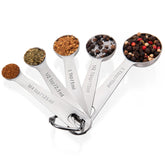 Doosu measuring spoons set with nesting design for compact storage.