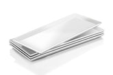 DOWAN 14.5-inch rectangular plate presenting sushi with clean, elegant presentation.