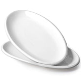 DOWAN 14-inch oval serving platter with ample space for mains and sides.