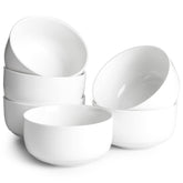 DOWAN 22 oz cereal bowls set of 6 on table, ideal for daily cereals