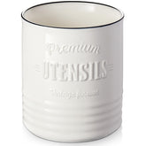 DOWAN 7.2-inch ceramic utensil holder, front view, convenient counter organization.
