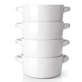 DOWAN soup bowls with handles for easy grip and serving hot soups