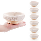 DOYOLLA mini bread basket 5 inch ready for sourdough proofing at home.