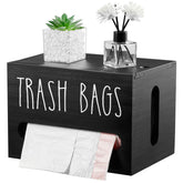 DRASTAR trash bag dispenser wall mount keeps bags within easy reach