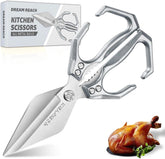 Dream Reach heavy duty poultry shears with ergonomic handle for easy grip and precise cuts