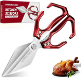 Dream Reach Poultry Shears in full view showing heavy-duty design for kitchen tasks.