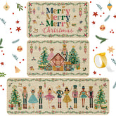 Drydiet nutcracker kitchen mat with nutcracker design for festive kitchen decor