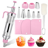 Dualshine Pink Cake Decorating Kit box for organized, gift-ready packaging.