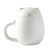 DUANMUL cat mug with a cute ceramic teacup design for aromatic tea.