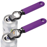 DUNLAGUE 2-in-1 opener opens bottles and cans with ease for quick tab lifting.